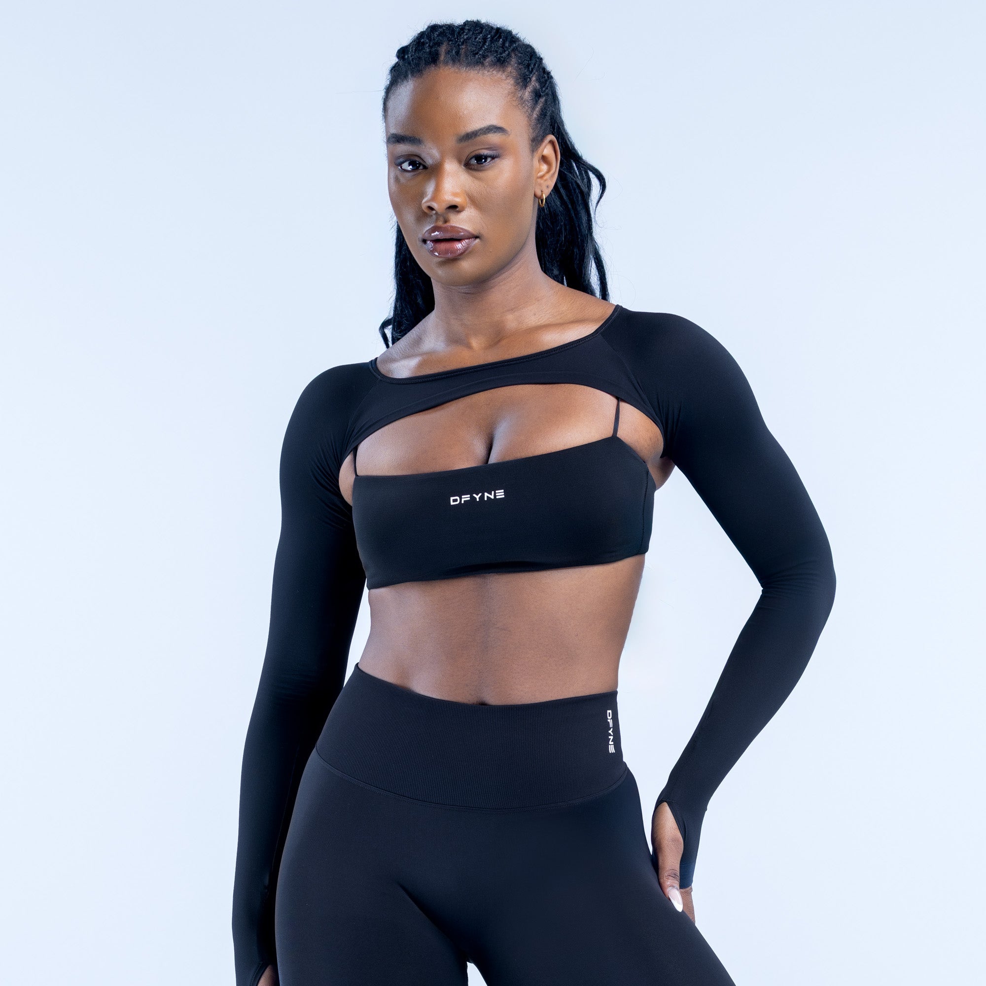 DFYNE Defy Long Sleeve Shrug
